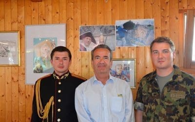 I cadetti della Scuola di Musica Militare in visita al parco!