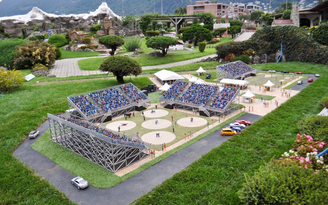 The Swiss traditional games take the stage